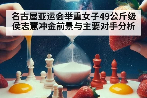 名古屋亚运会举重女子49公斤级侯志慧冲金前景与主要对手分析